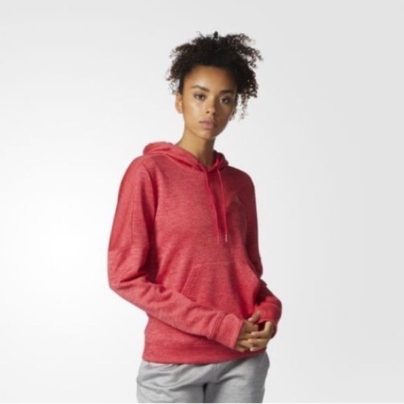 NWT! Women’s Bright Red Adidas Pullover Hoodie with Climate Control - Medium - Picture 1 of 6